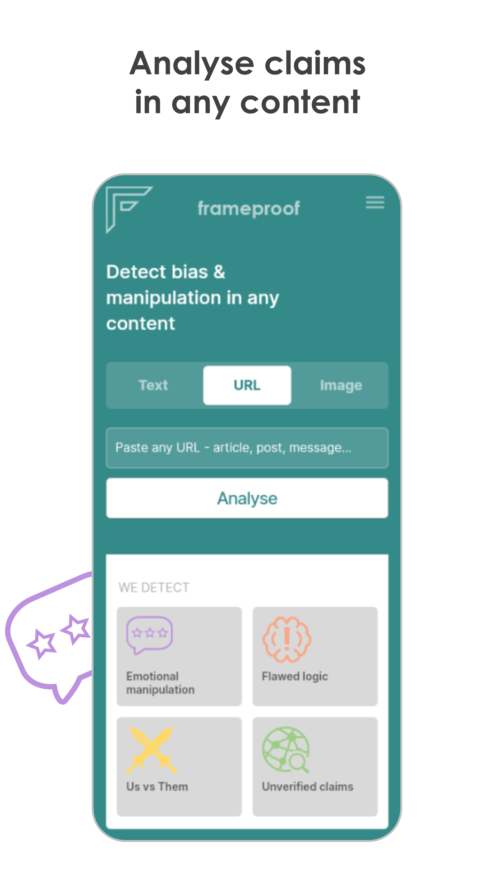 Spot bias in any article